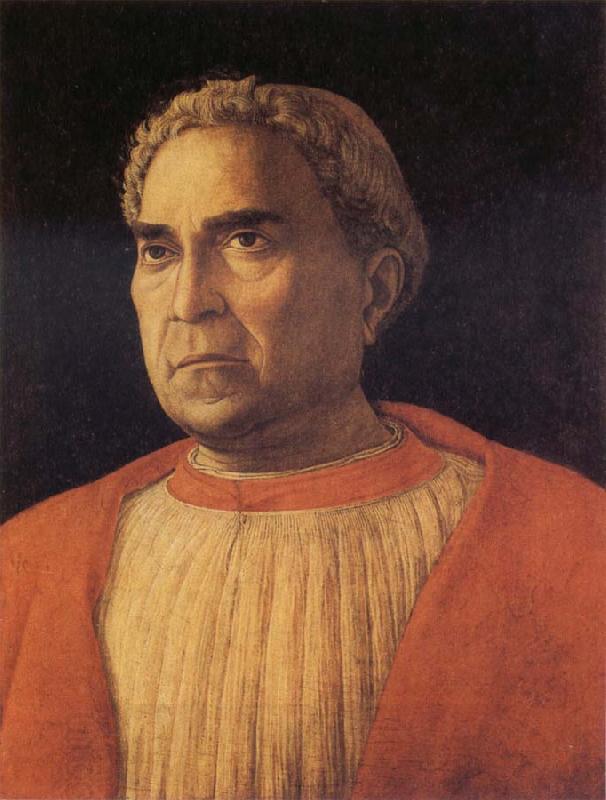 MANTEGNA, Andrea Portrait of  Cardinal Lodovico Trevisano